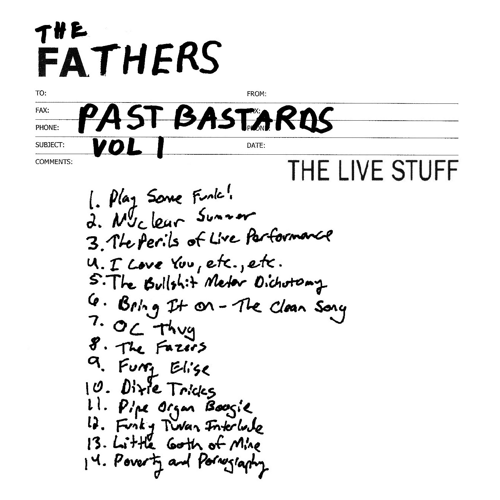 The Fathers - Past Bastards Vol I back - image missing